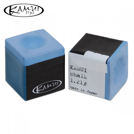 Бильярдный мел Камю 1,21А, 1 шт (синий)